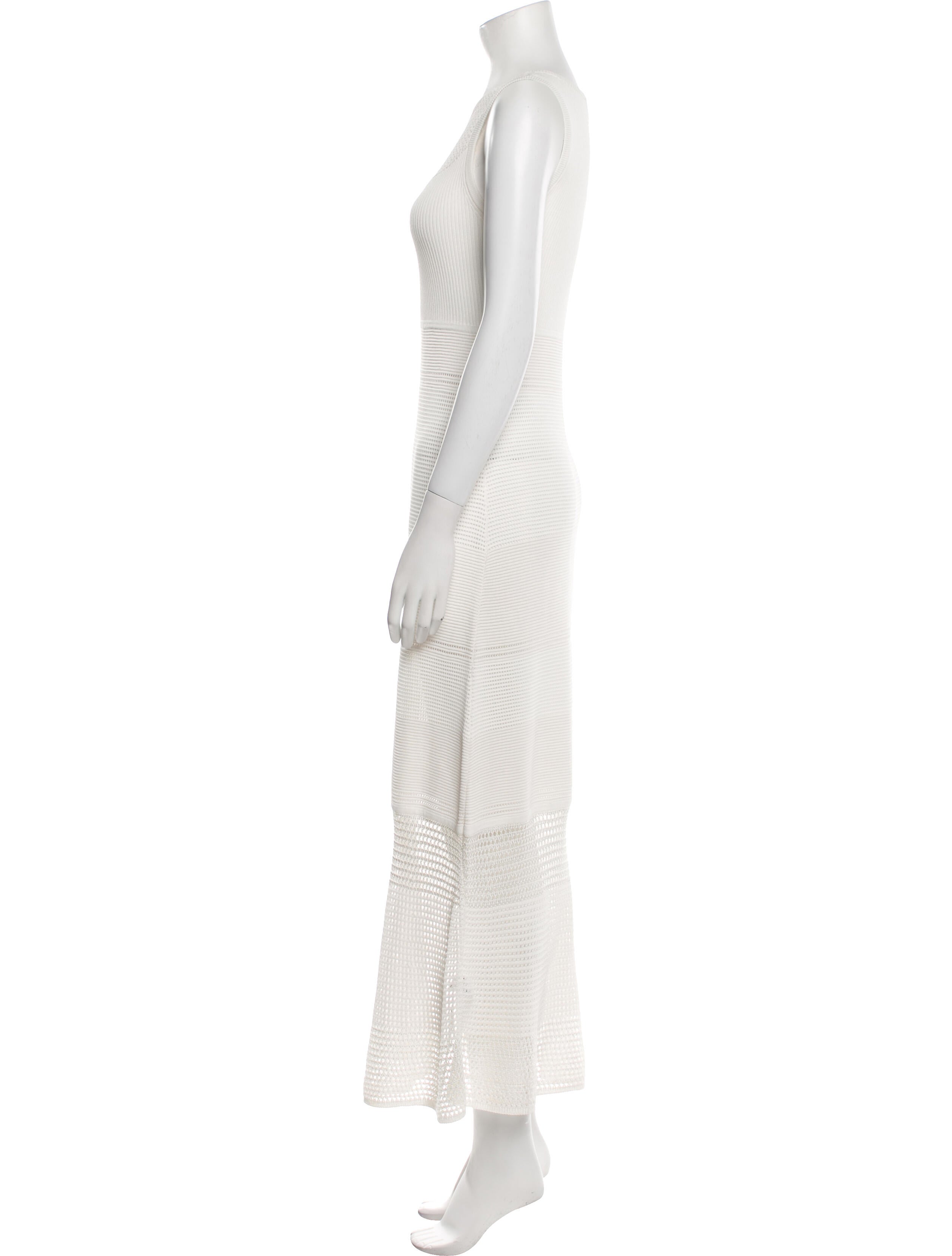 Proenza Schouler Scoop Neck Long Dress