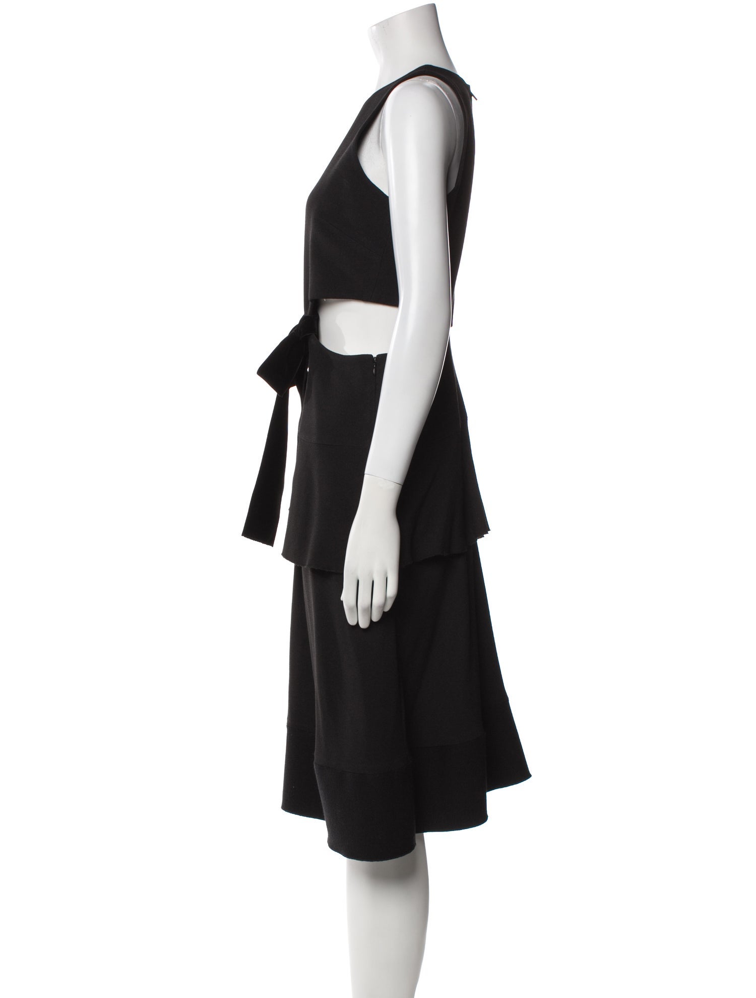 Proenza Schouler Crew Neck Midi Length Dress