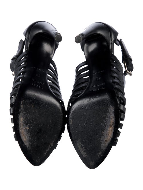 Proenza Schouler Leather T-Strap Pumps