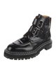 Proenza Schouler Patent Leather Printed Combat Boots