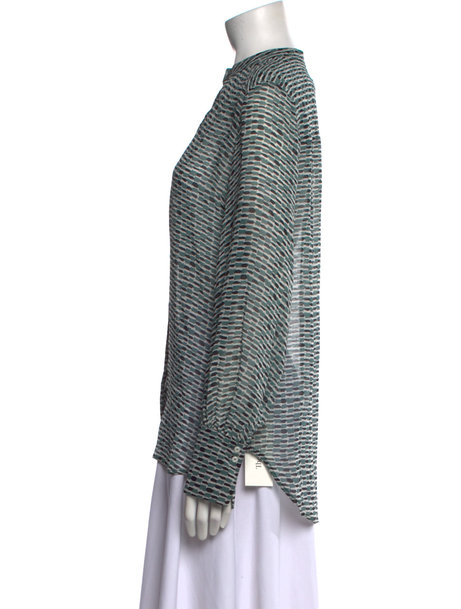 Proenza Schouler Silk Striped Blouse