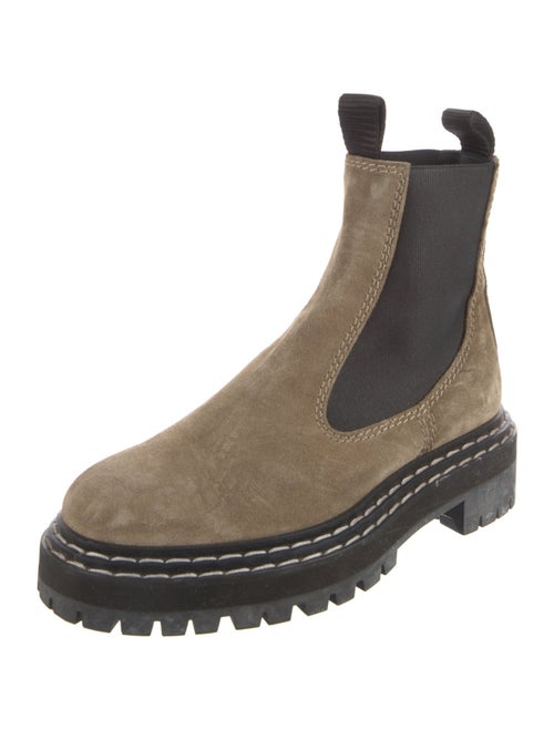 Proenza Schouler Suede Chelsea Boots