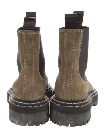 Proenza Schouler Suede Chelsea Boots