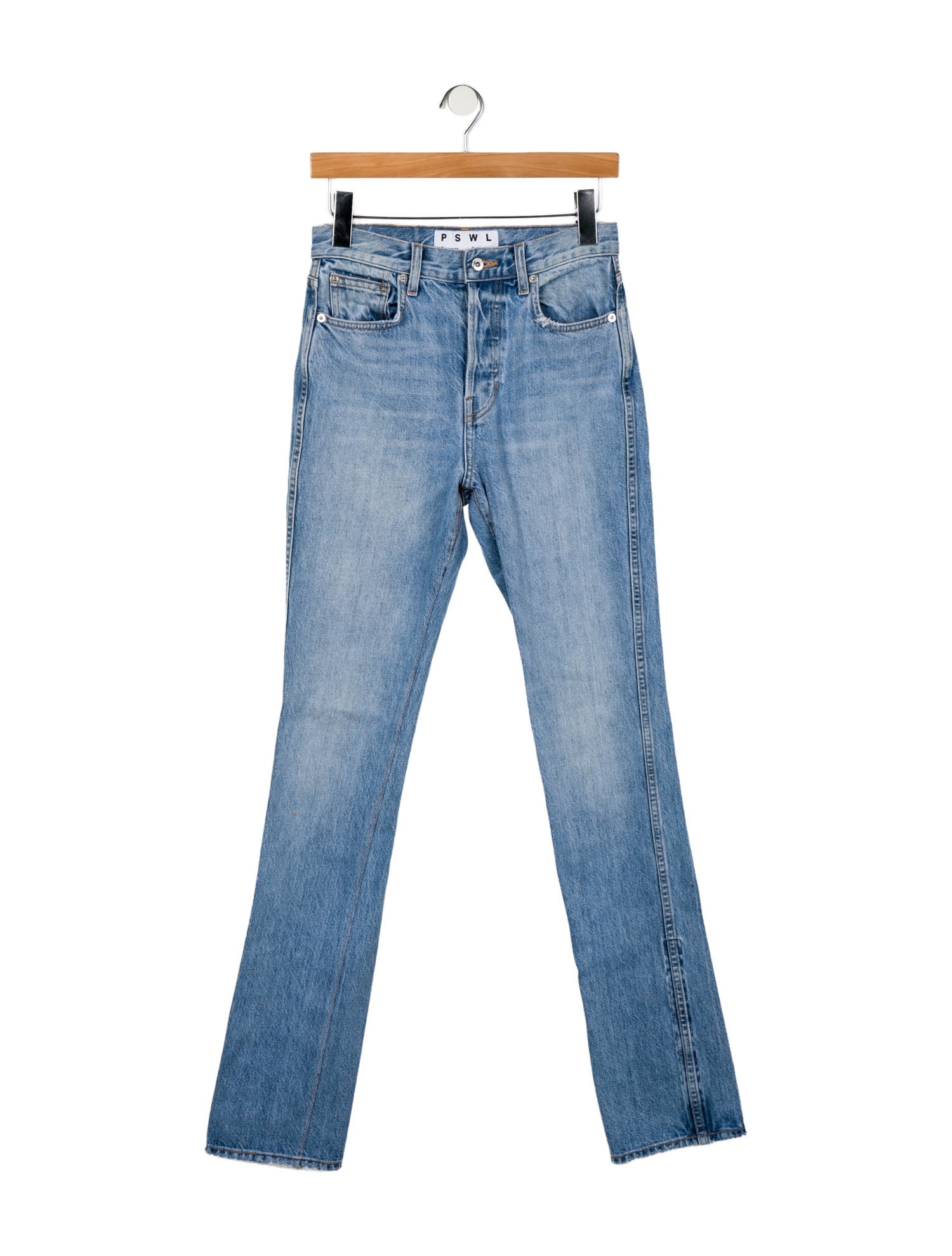 Proenza Schouler High-Rise Straight Leg Jeans