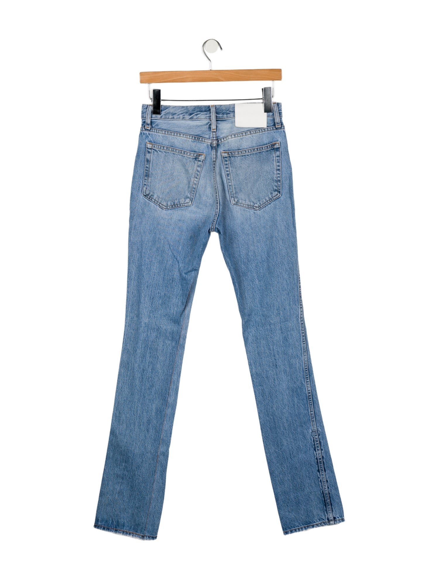 Proenza Schouler High-Rise Straight Leg Jeans