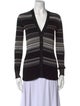 Proenza Schouler Striped V-Neck Sweater