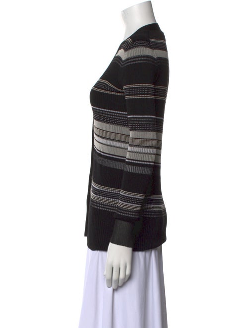 Proenza Schouler Striped V-Neck Sweater