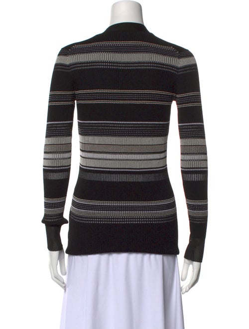 Proenza Schouler Striped V-Neck Sweater
