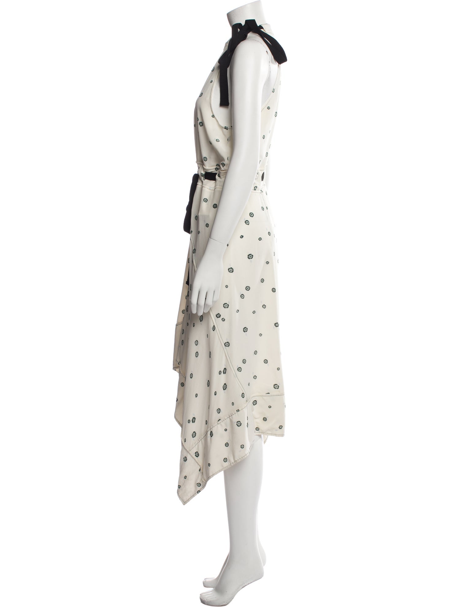 Proenza Schouler Silk Midi Length Dress