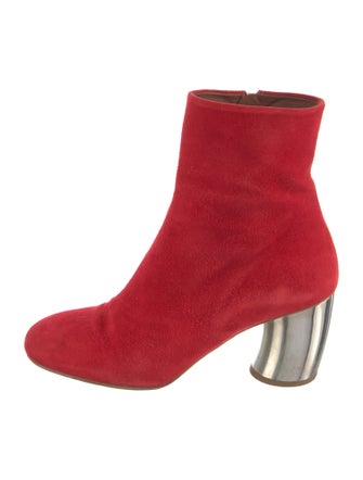 Proenza Schouler Suede Printed Sock Boots