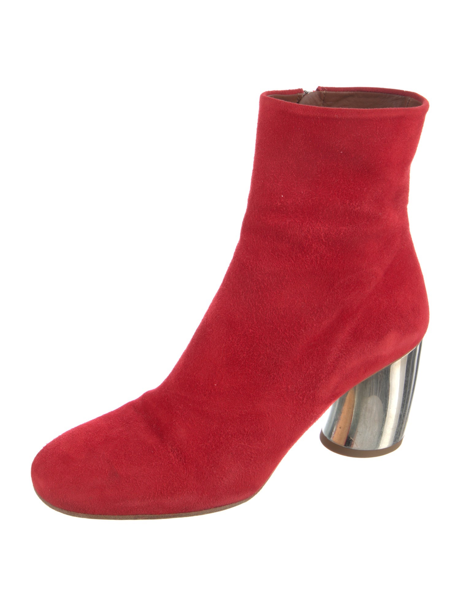 Proenza Schouler Suede Printed Sock Boots