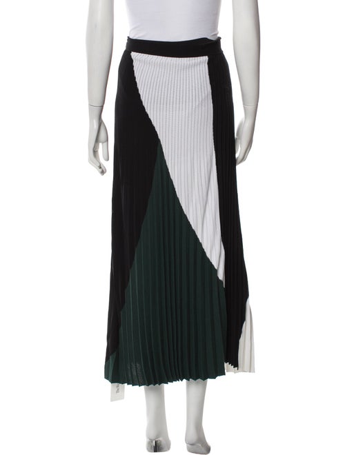 Proenza Schouler Colorblock Pattern Midi Length Skirt