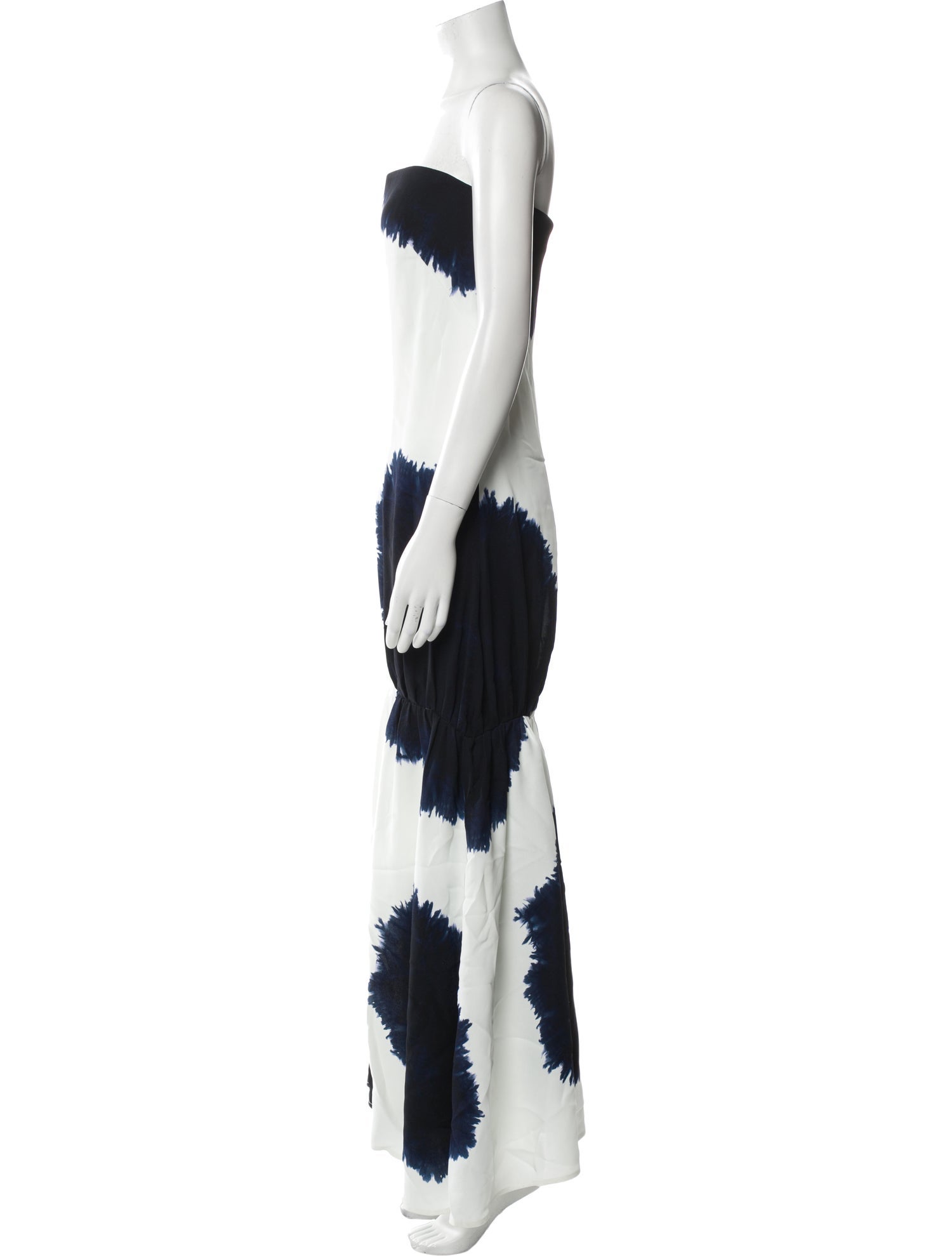Proenza Schouler Graphic Print Long Dress