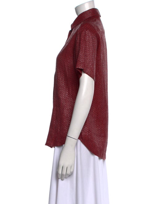 Proenza Schouler Short Sleeve Button-Up Top