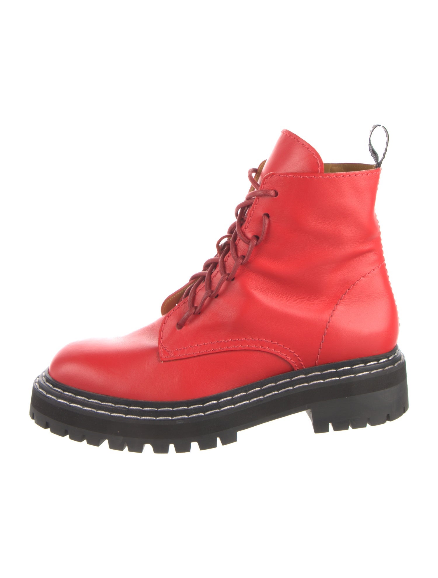 Proenza Schouler Leather Combat Boots