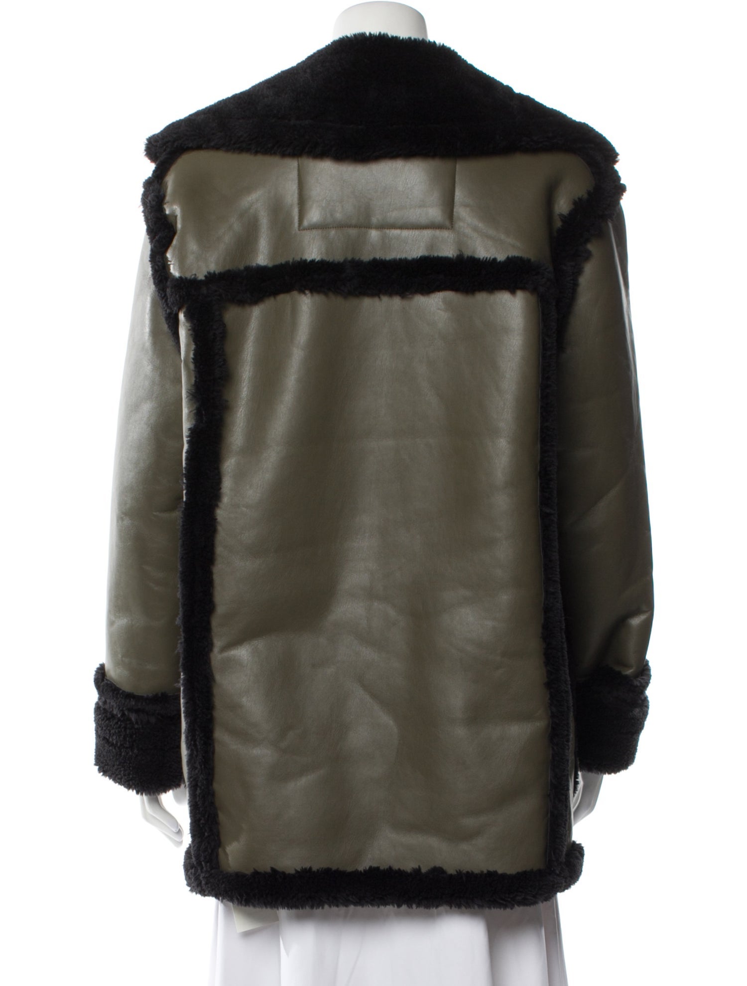 Proenza Schouler White Label Faux Leather Coat w/ Tags