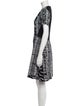 Proenza Schouler Printed Knee-Length Dress