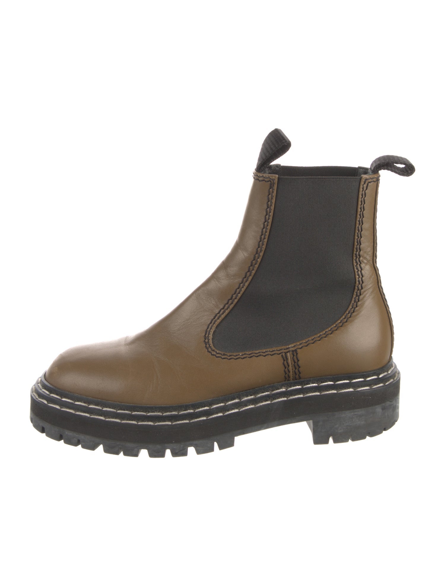 Proenza Schouler Leather Chelsea Boots