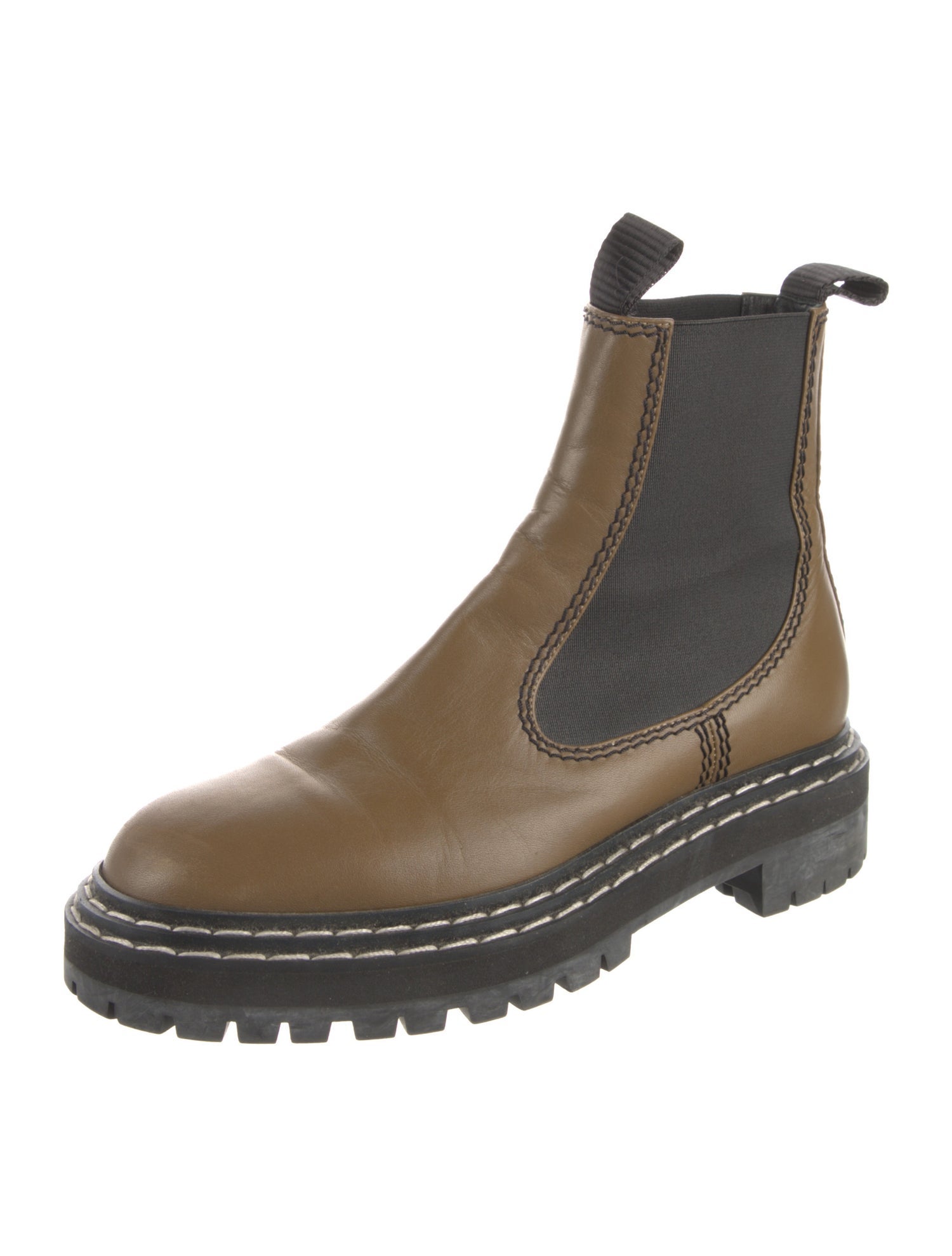 Proenza Schouler Leather Chelsea Boots