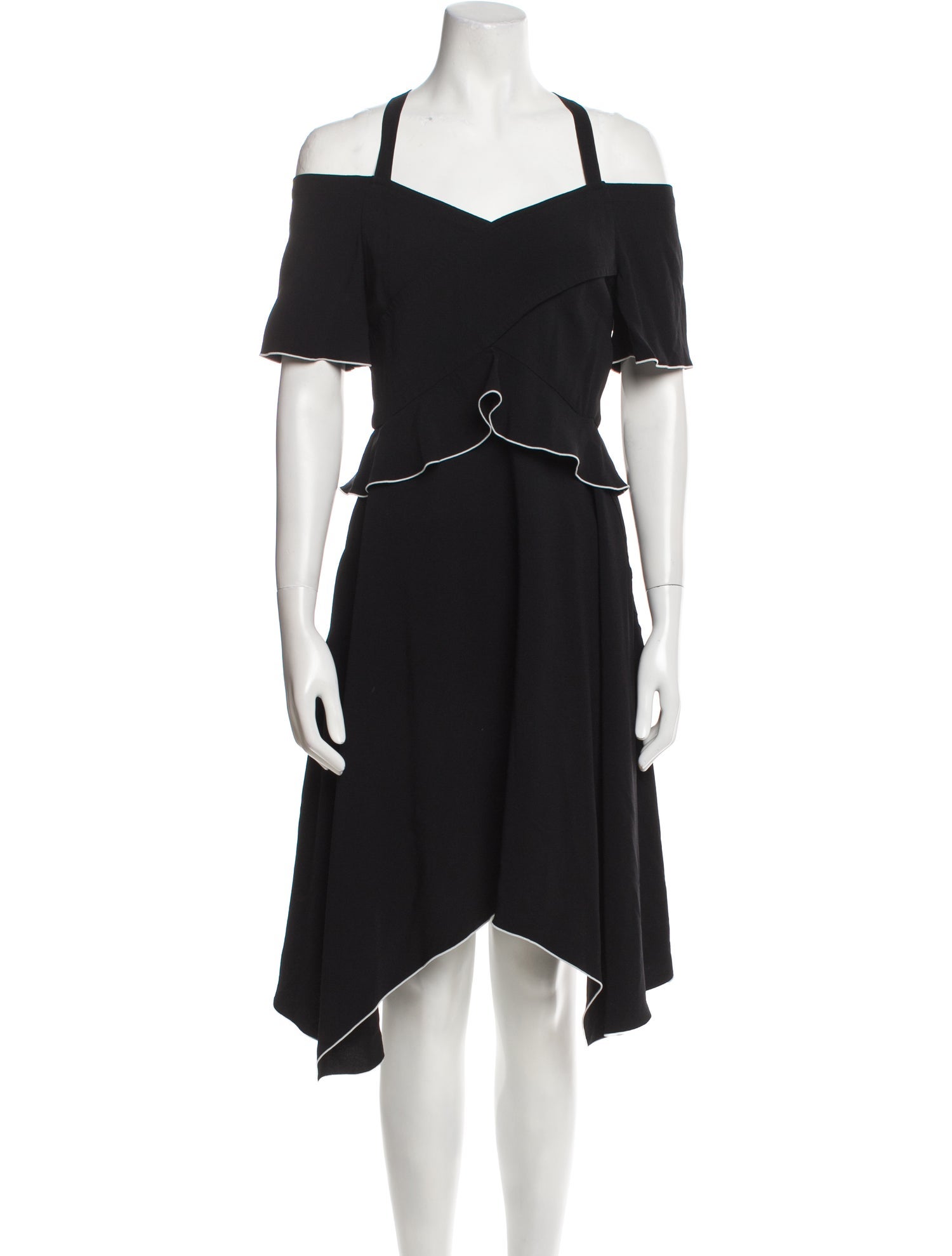Proenza Schouler Square Neckline Midi Length Dress