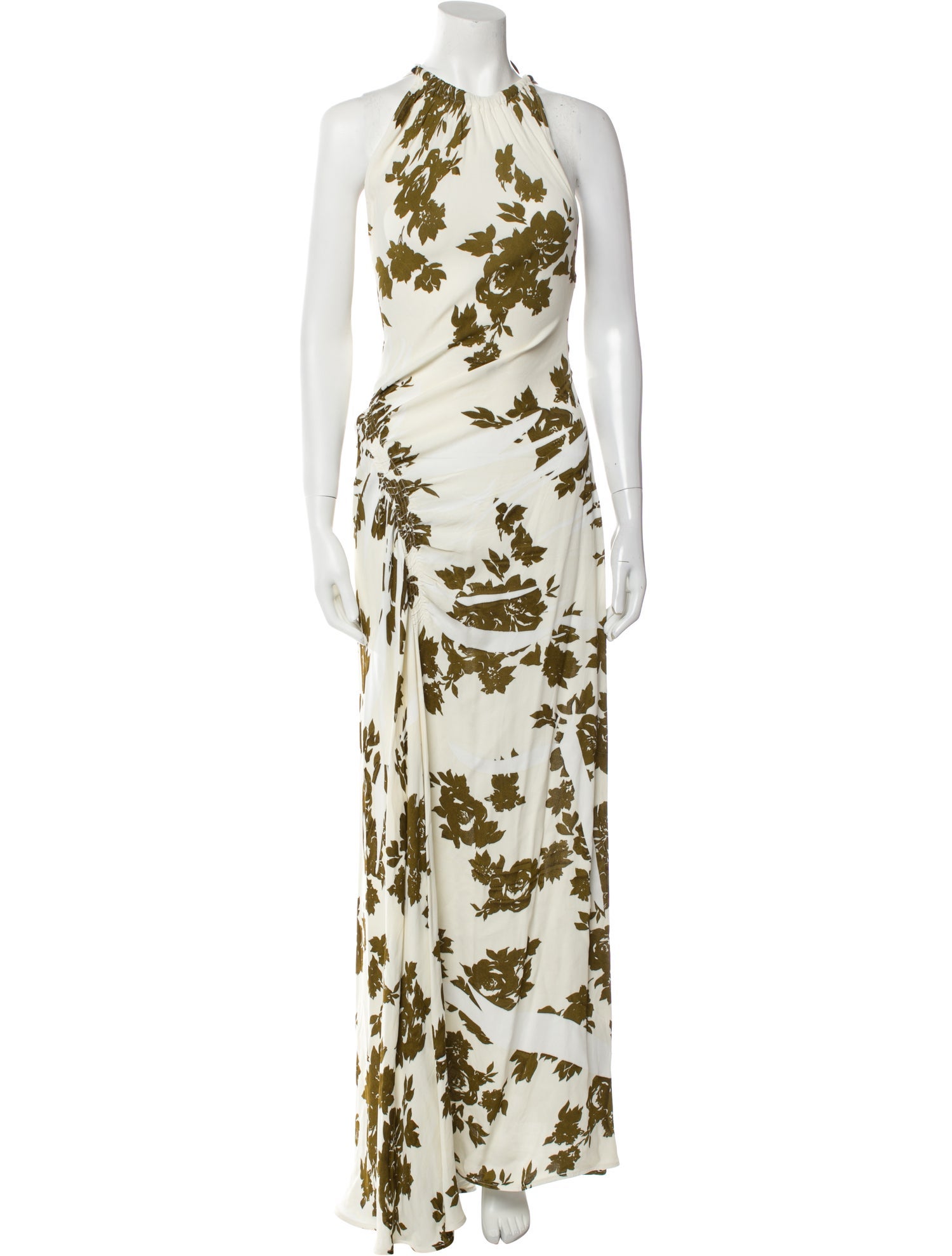 Proenza Schouler Floral Print Long Dress