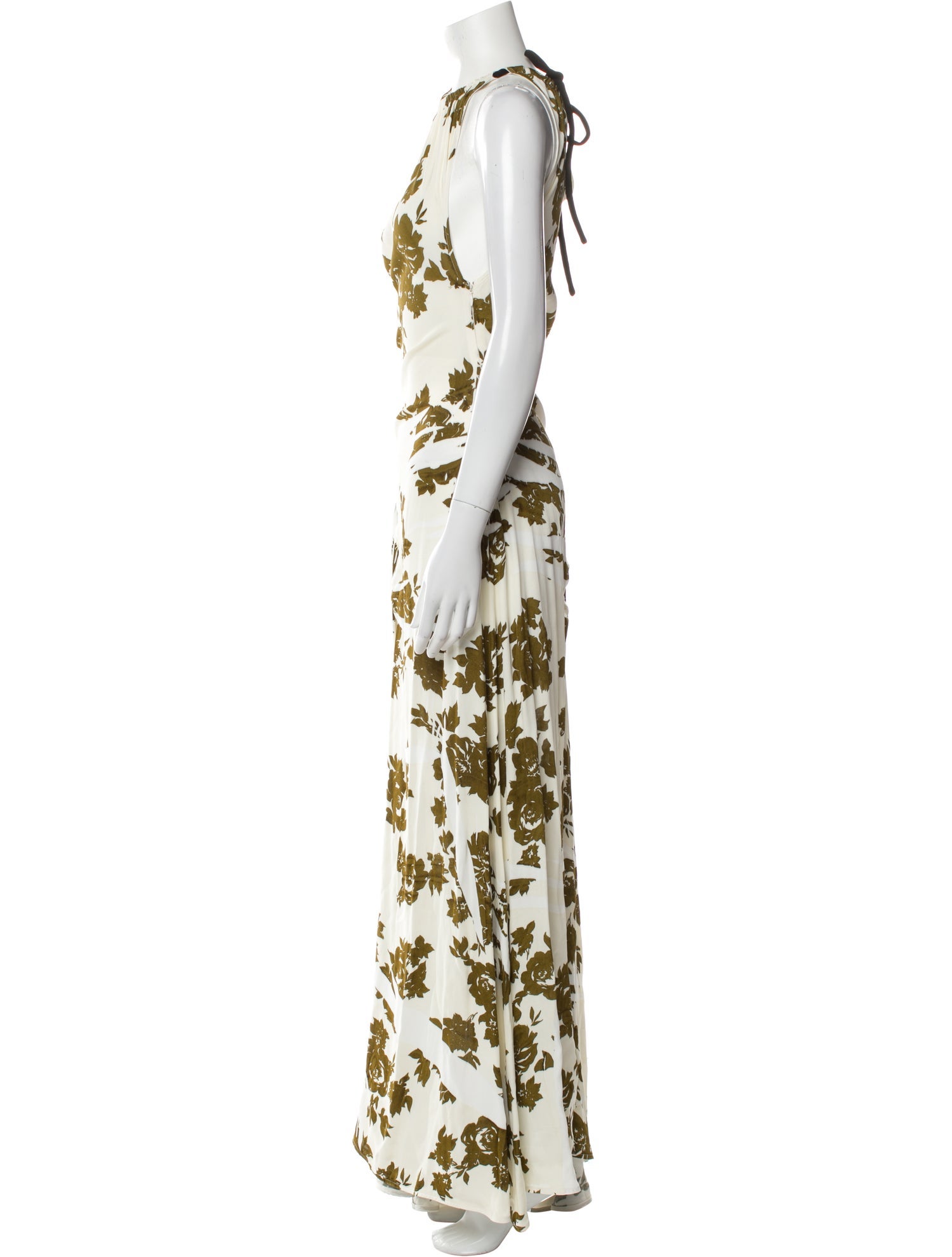 Proenza Schouler Floral Print Long Dress