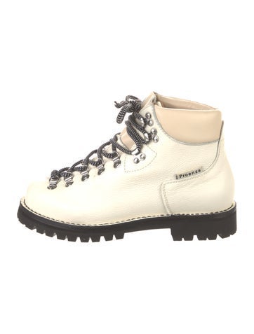 Proenza Schouler Boots Leather Colorblock Pattern Combat 11