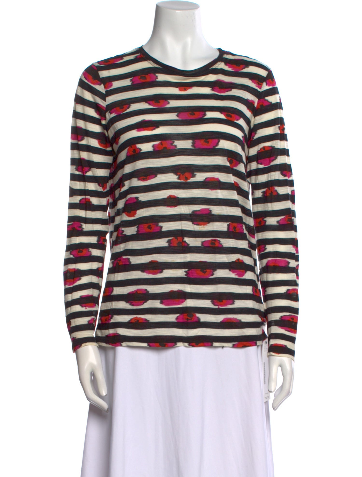 Proenza Schouler Printed Crew Neck Top