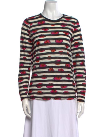 Proenza Schouler Printed Crew Neck Top