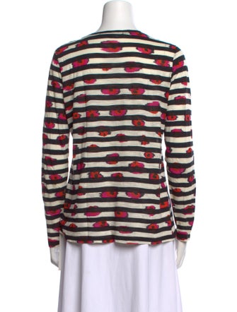 Proenza Schouler Printed Crew Neck Top