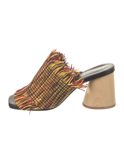 Proenza Schouler Printed Fringe Trim Accent Slides