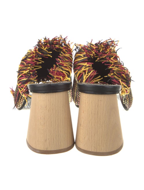 Proenza Schouler Printed Fringe Trim Accent Slides