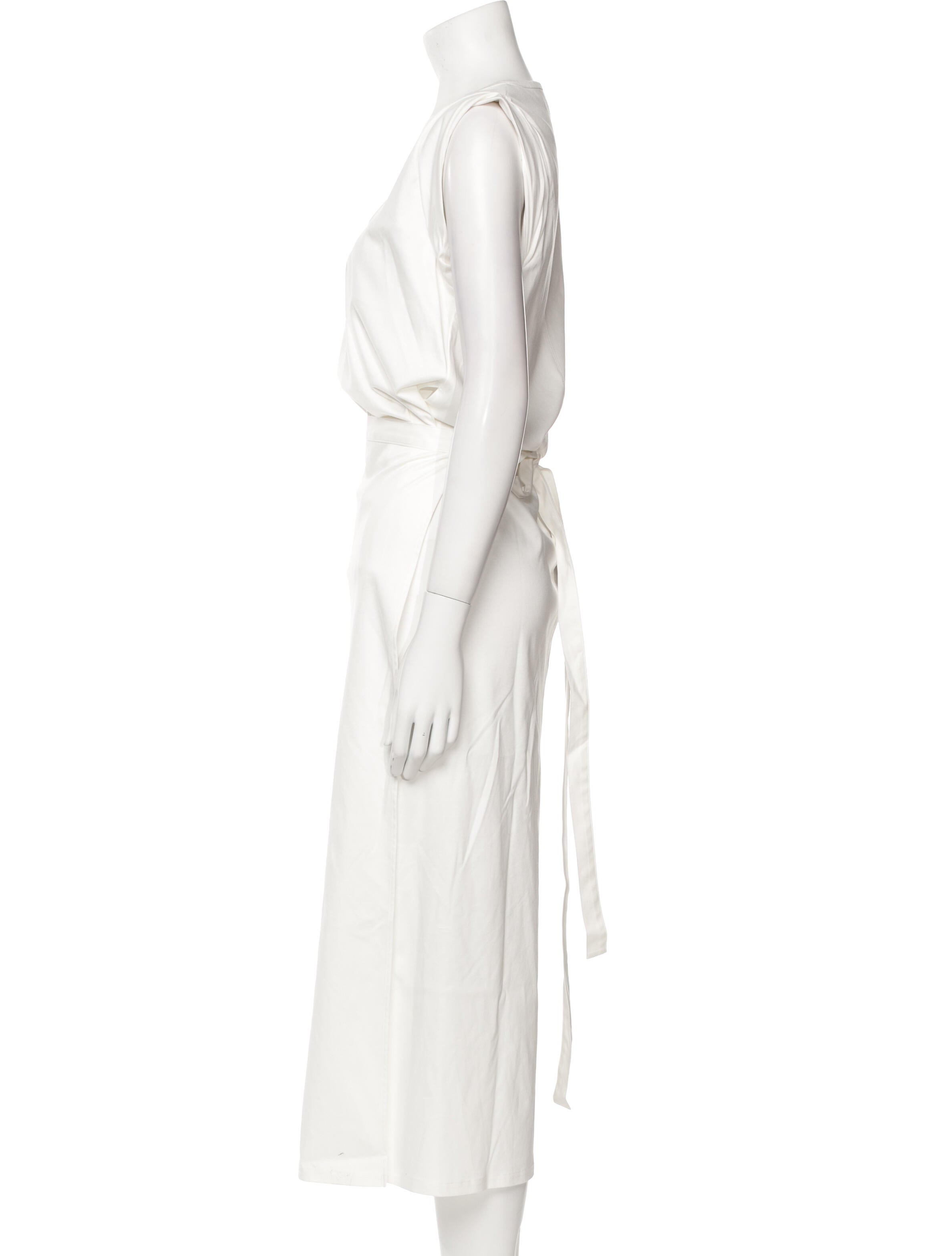 Proenza Schouler Scoop Neck Long Dress