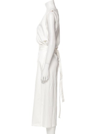 Proenza Schouler Scoop Neck Long Dress