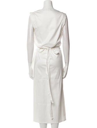 Proenza Schouler Scoop Neck Long Dress