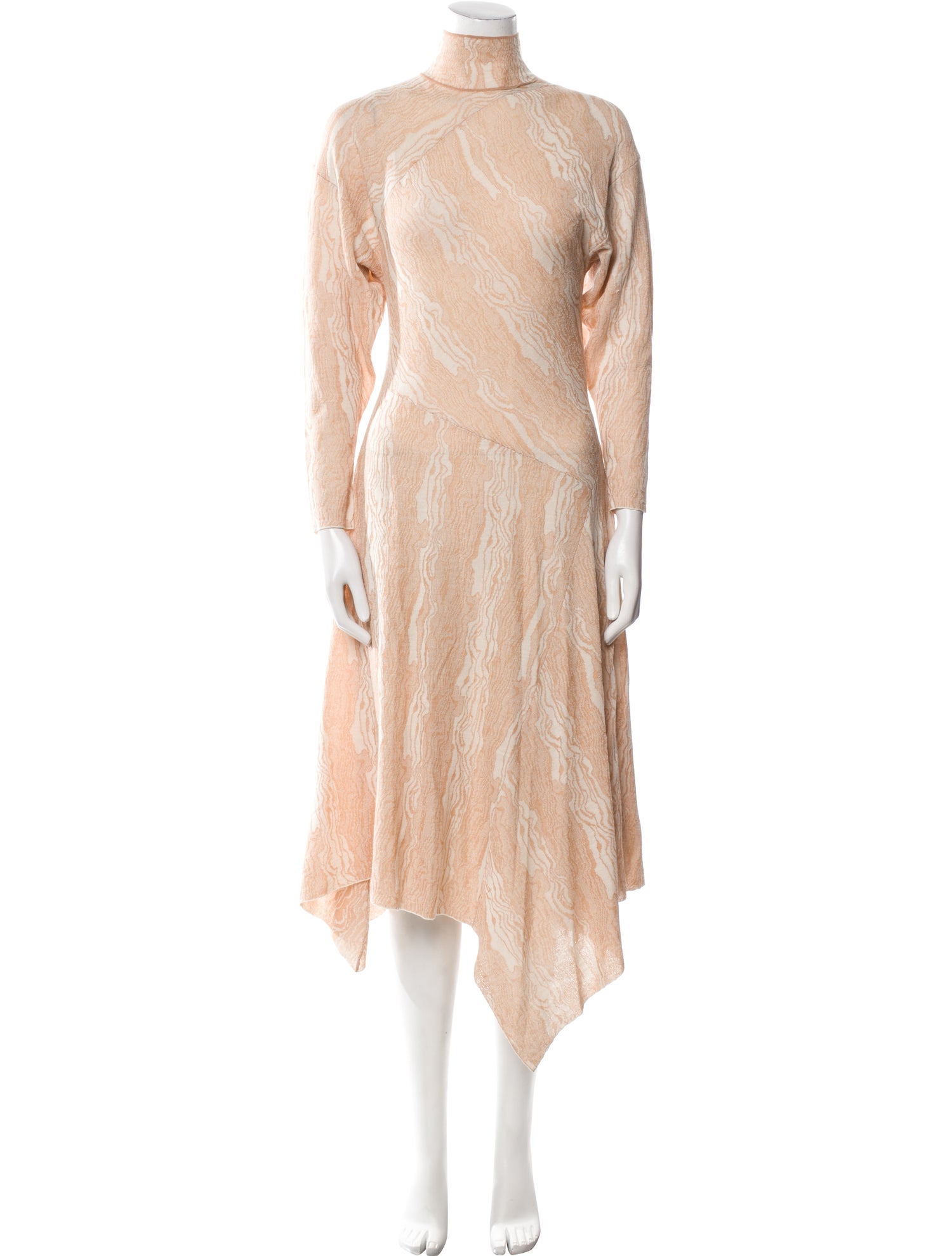 Proenza Schouler Mock Neck Long Dress