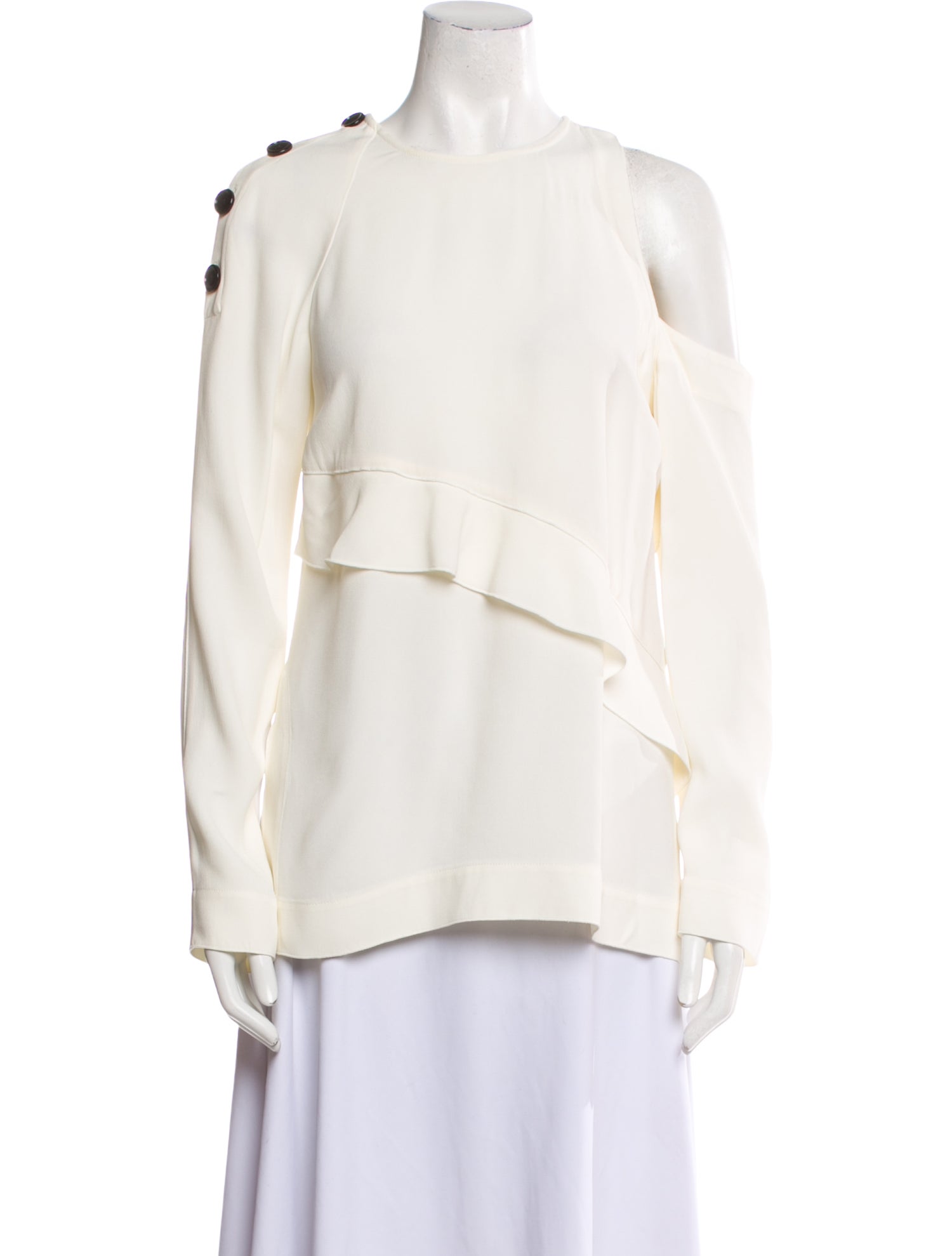 Proenza Schouler Crew Neck Long Sleeve Sweatshirt