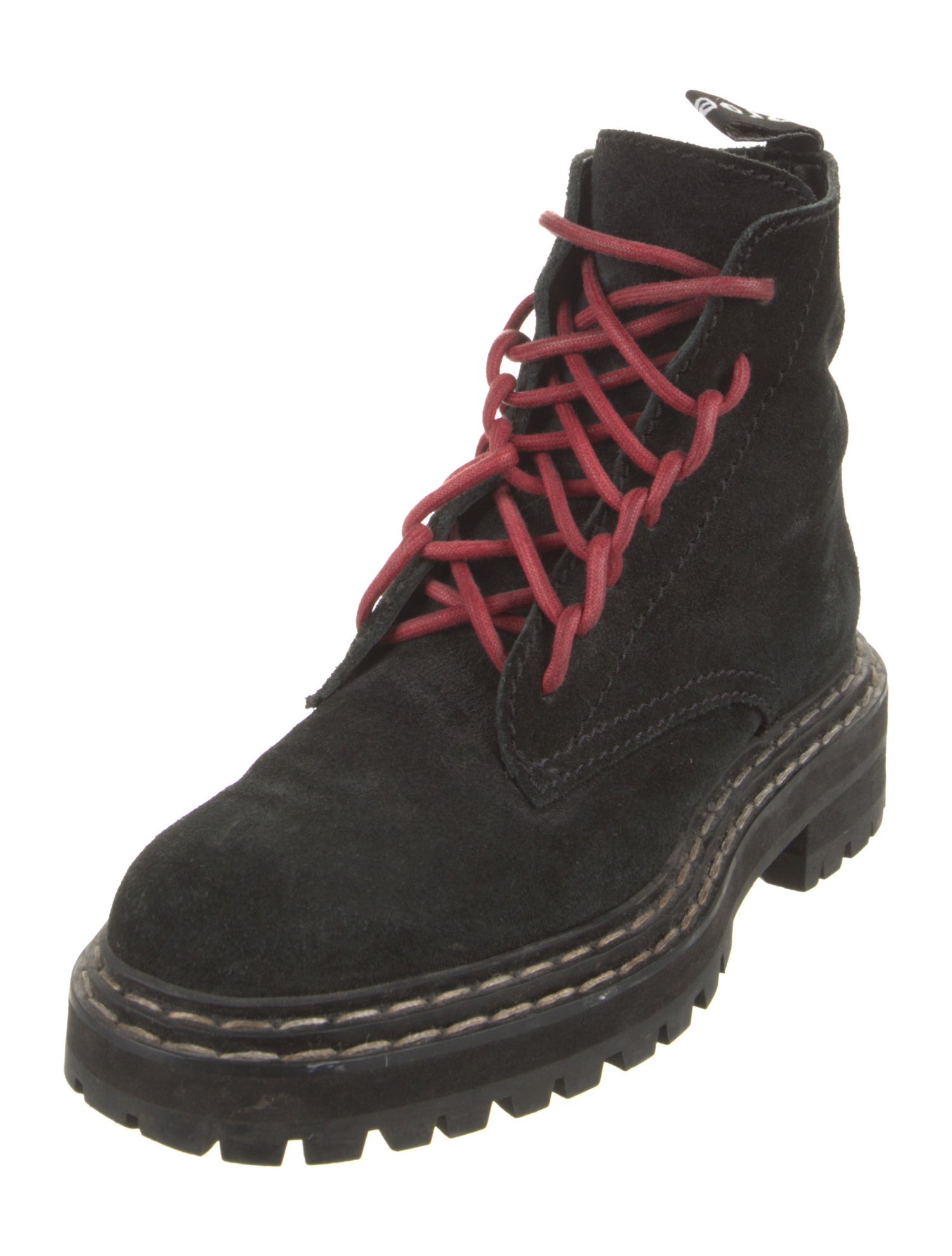 Proenza Schouler Suede Combat Boots