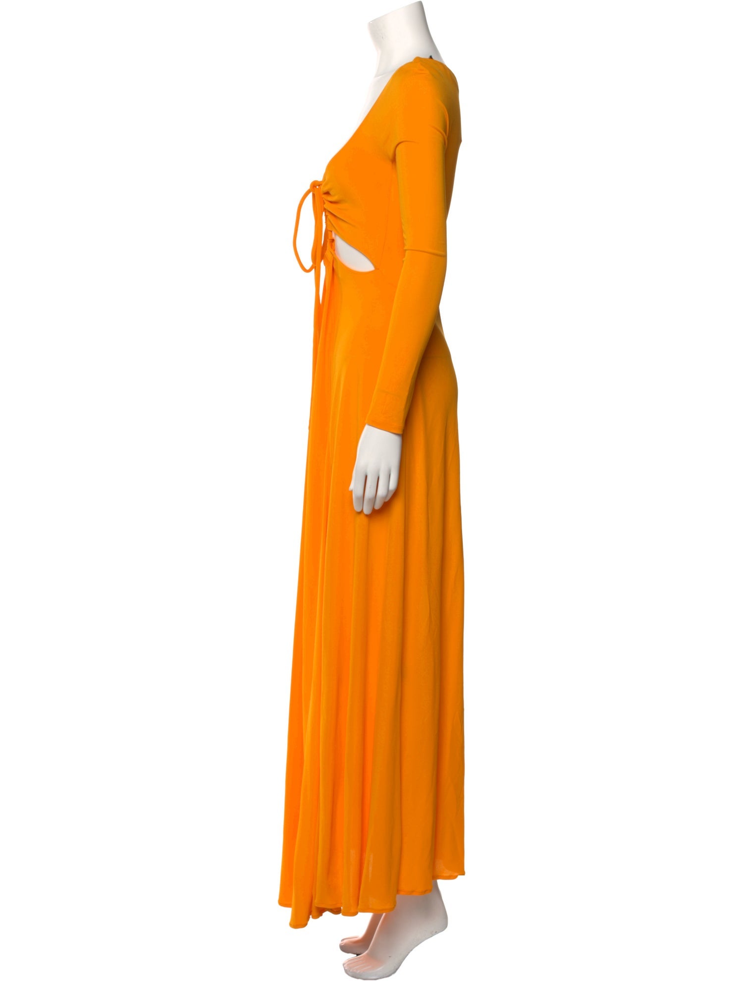 Proenza Schouler Plunge Neckline Long Dress