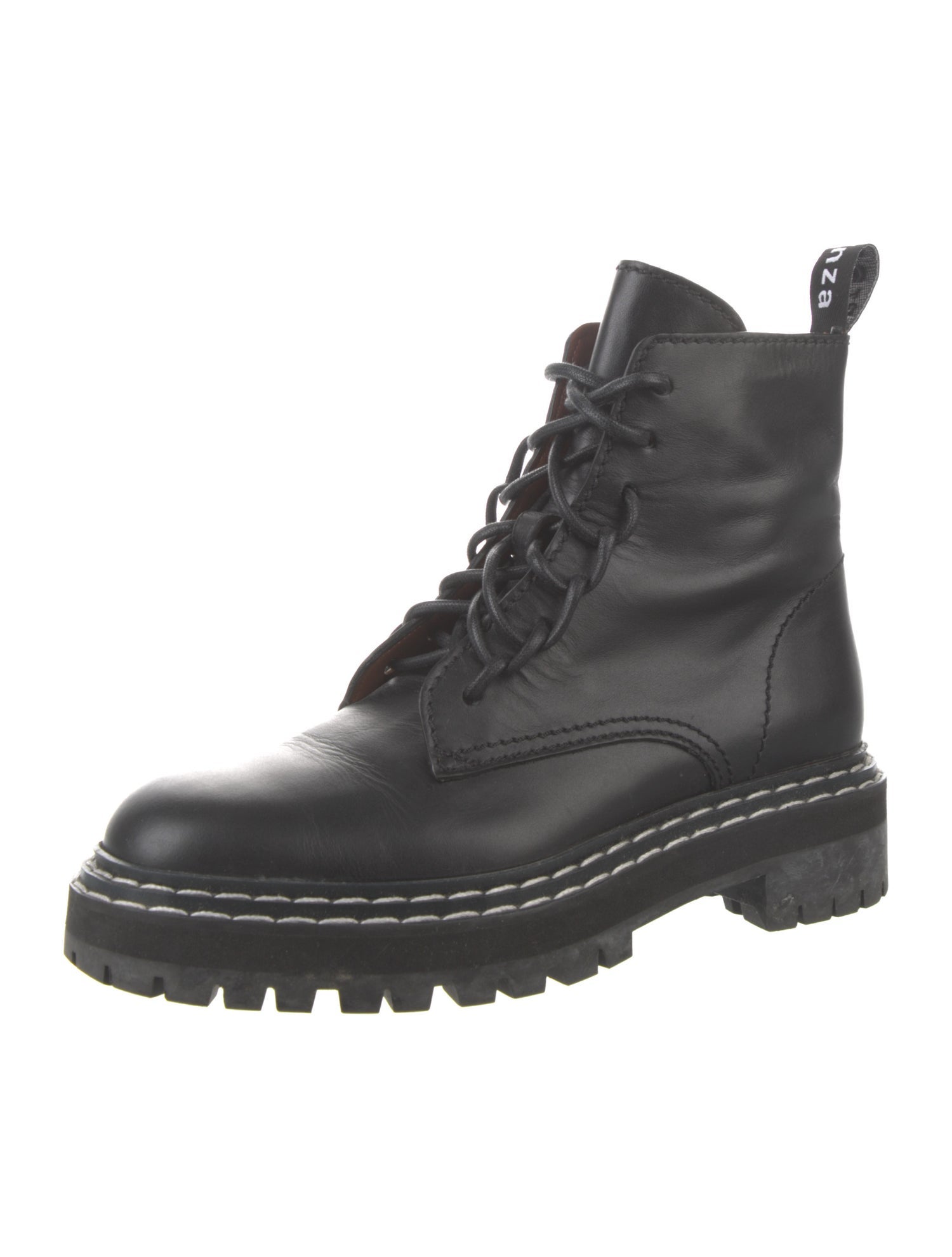 Proenza Schouler Leather Combat Boots