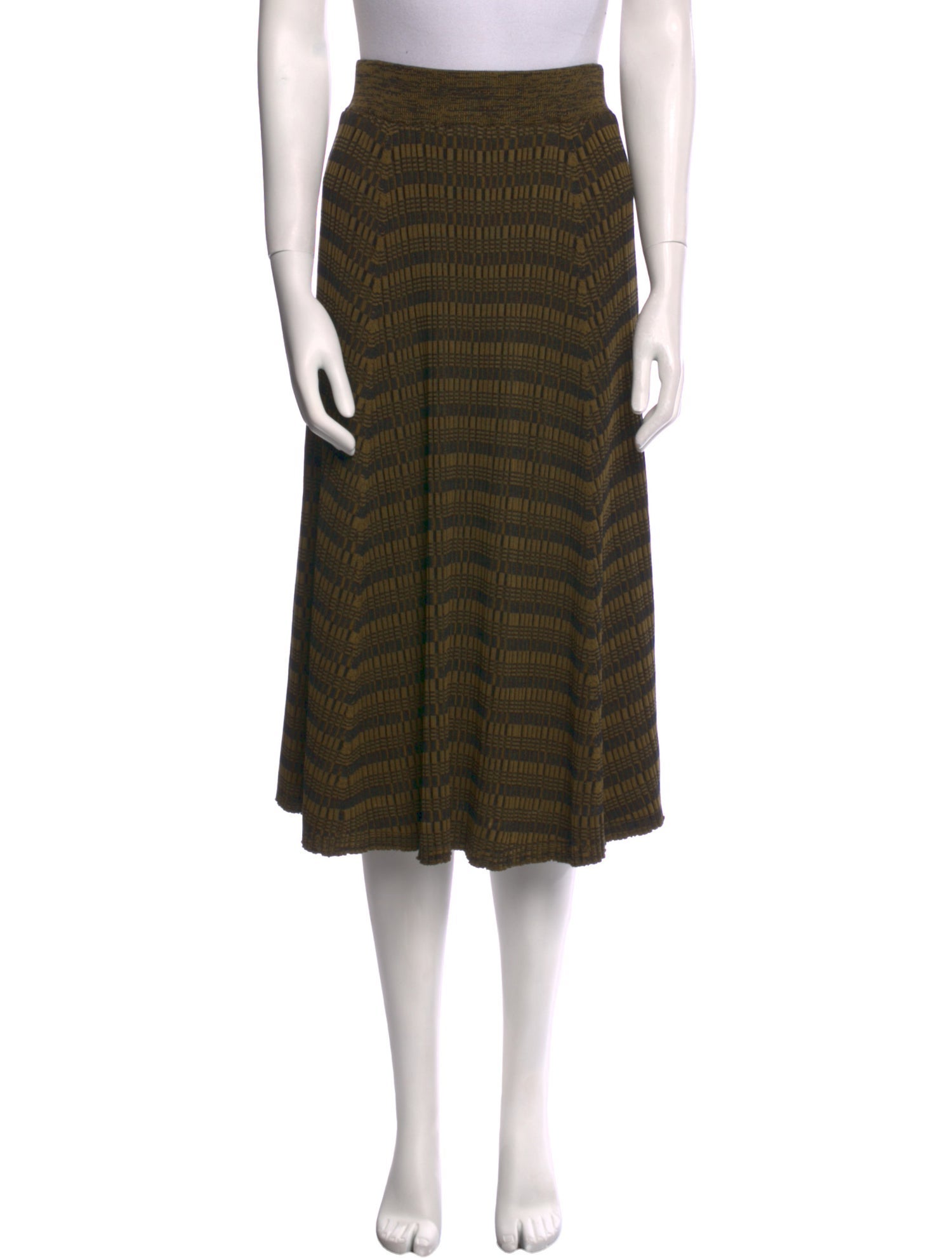 Proenza Schouler Silk Midi Length Skirt