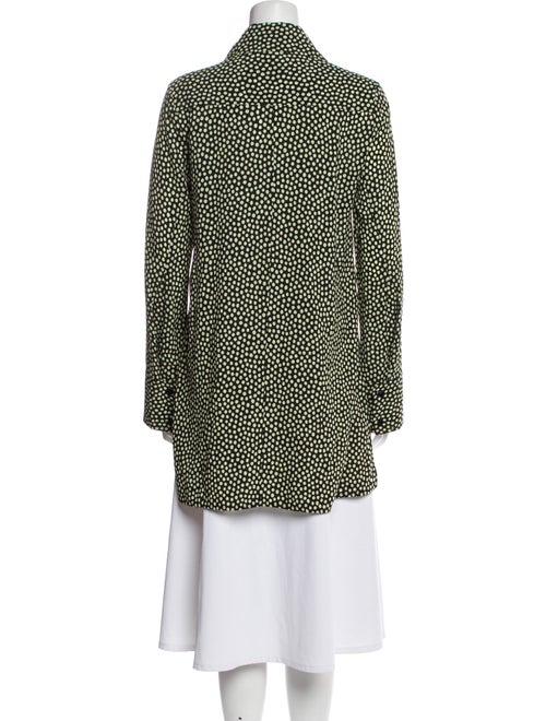 Proenza Schouler Polka Dot Print Long Sleeve Button-Up Top