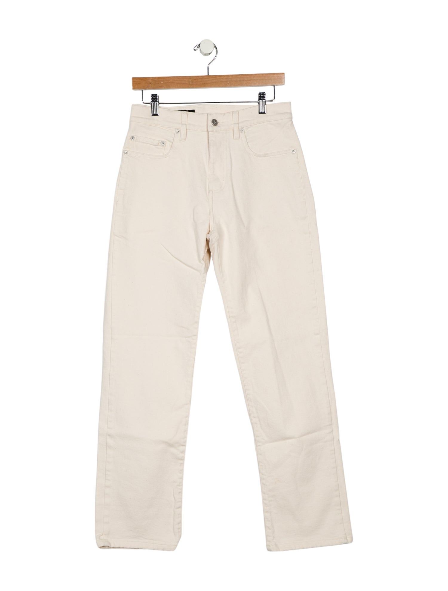 Proenza Schouler Mid-Rise Straight Leg Jeans