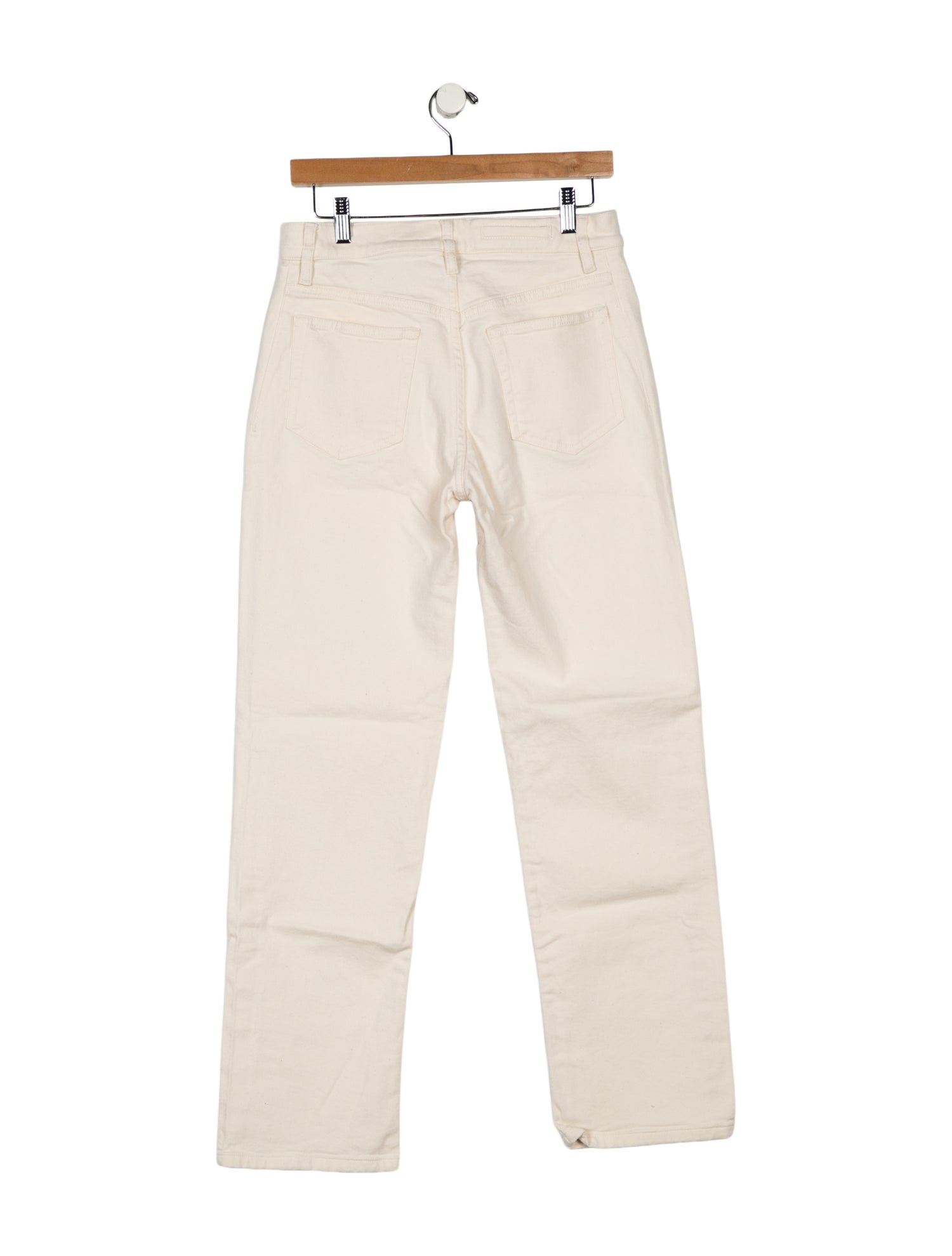 Proenza Schouler Mid-Rise Straight Leg Jeans