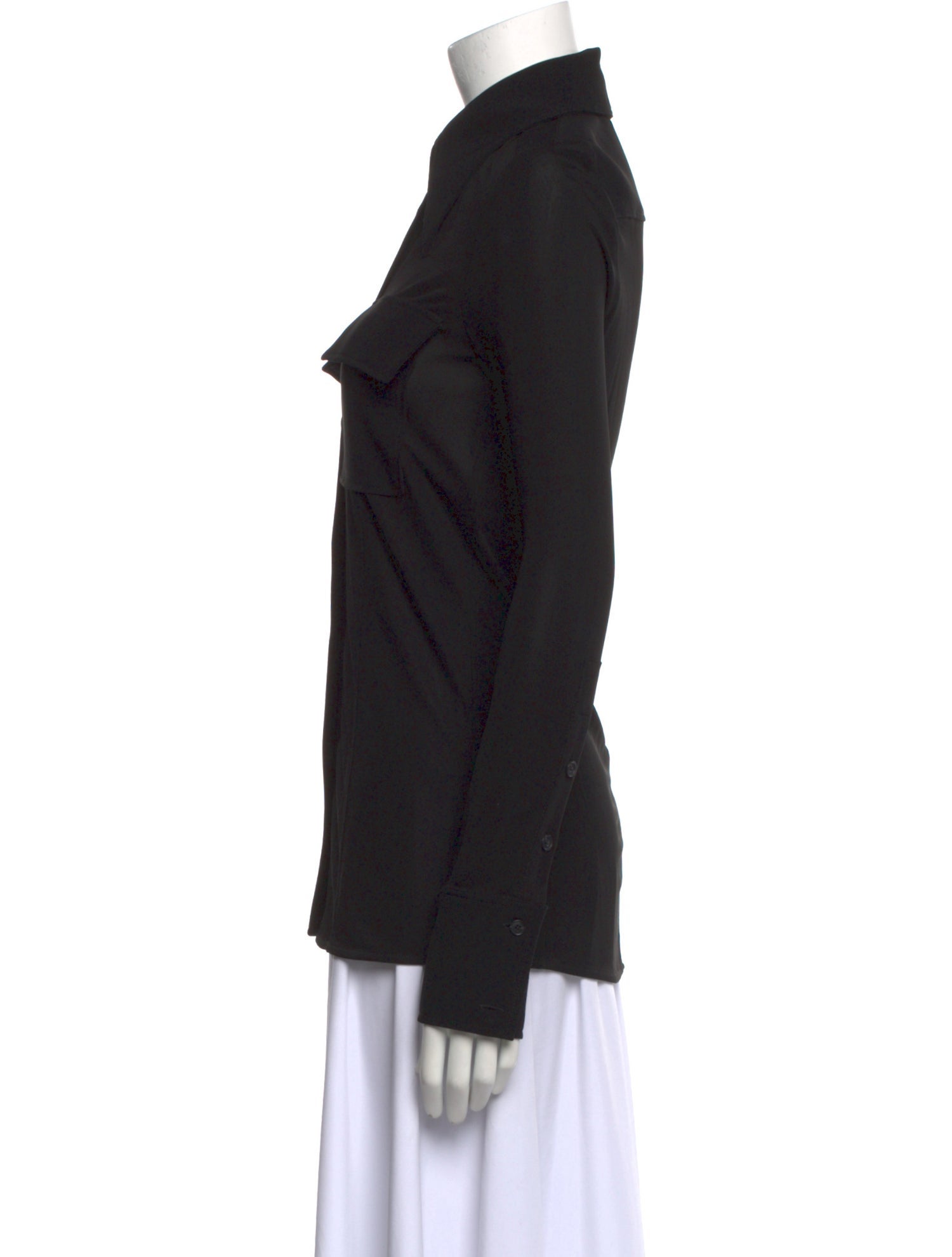 Proenza Schouler Long Sleeve Button-Up Top