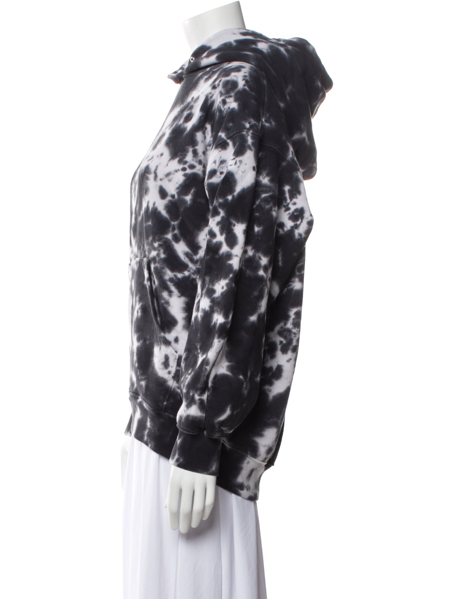 Proenza Schouler Tie-Dye Print Faux Fur Jacket