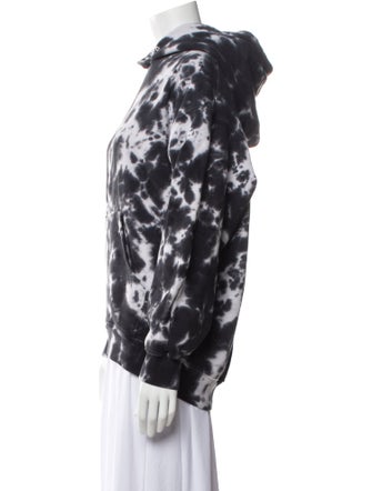 Proenza Schouler Tie-Dye Print Faux Fur Jacket