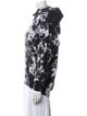 Proenza Schouler Tie-Dye Print Faux Fur Jacket