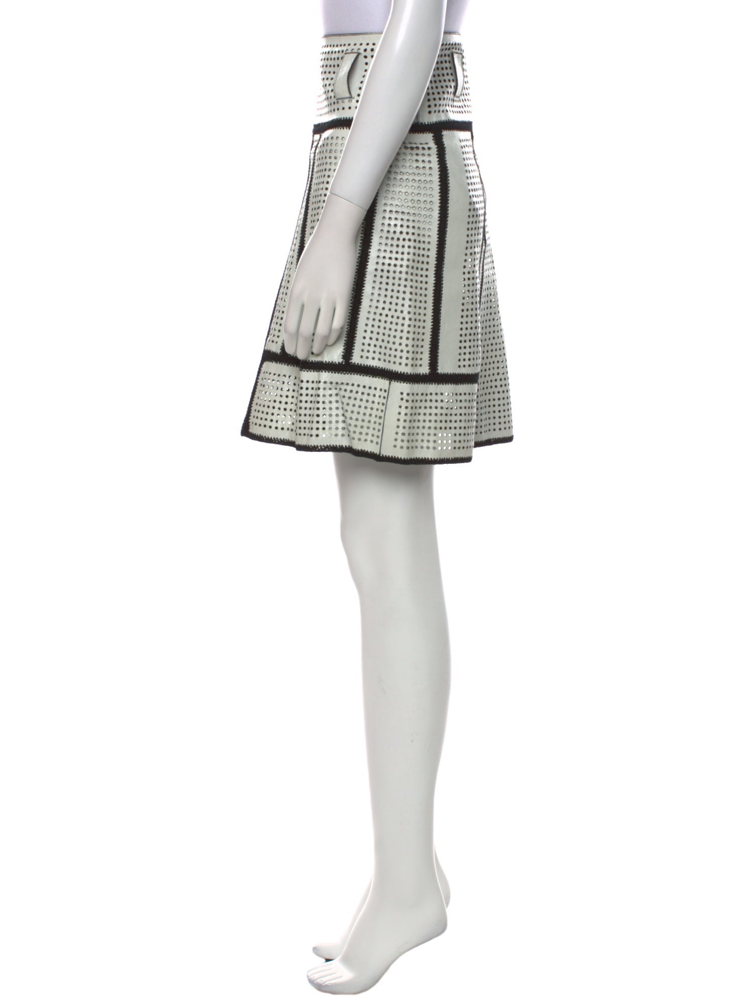 Proenza Schouler Lambskin Knee-Length Skirt