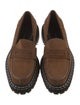 Proenza Schouler Suede Scalloped Accent Loafers